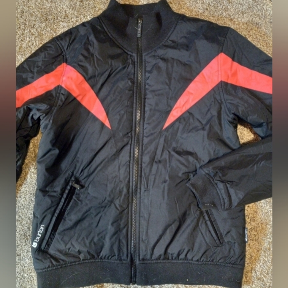 Burton M winter jacket / coat, Black with Red accents